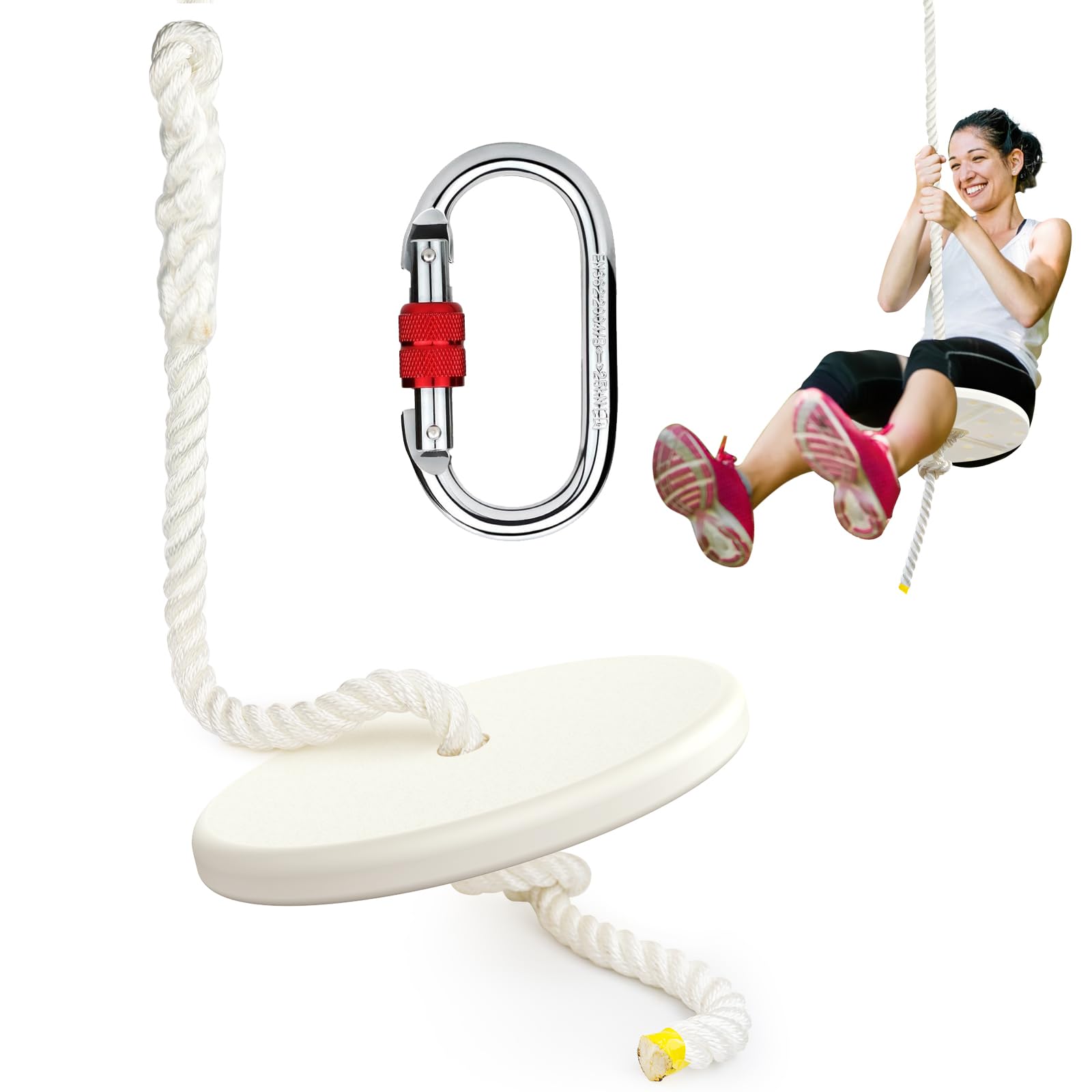 Fologtoo ZipLine Seat for Kids and Adults, Zip Line Replacement